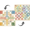 Niños Así Toys Juego de Mesa 2 en 1: Ludo y Juego de la Serpiente