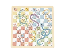 Niños Así Toys Juego de Mesa 2 en 1: Ludo y Juego de la Serpiente