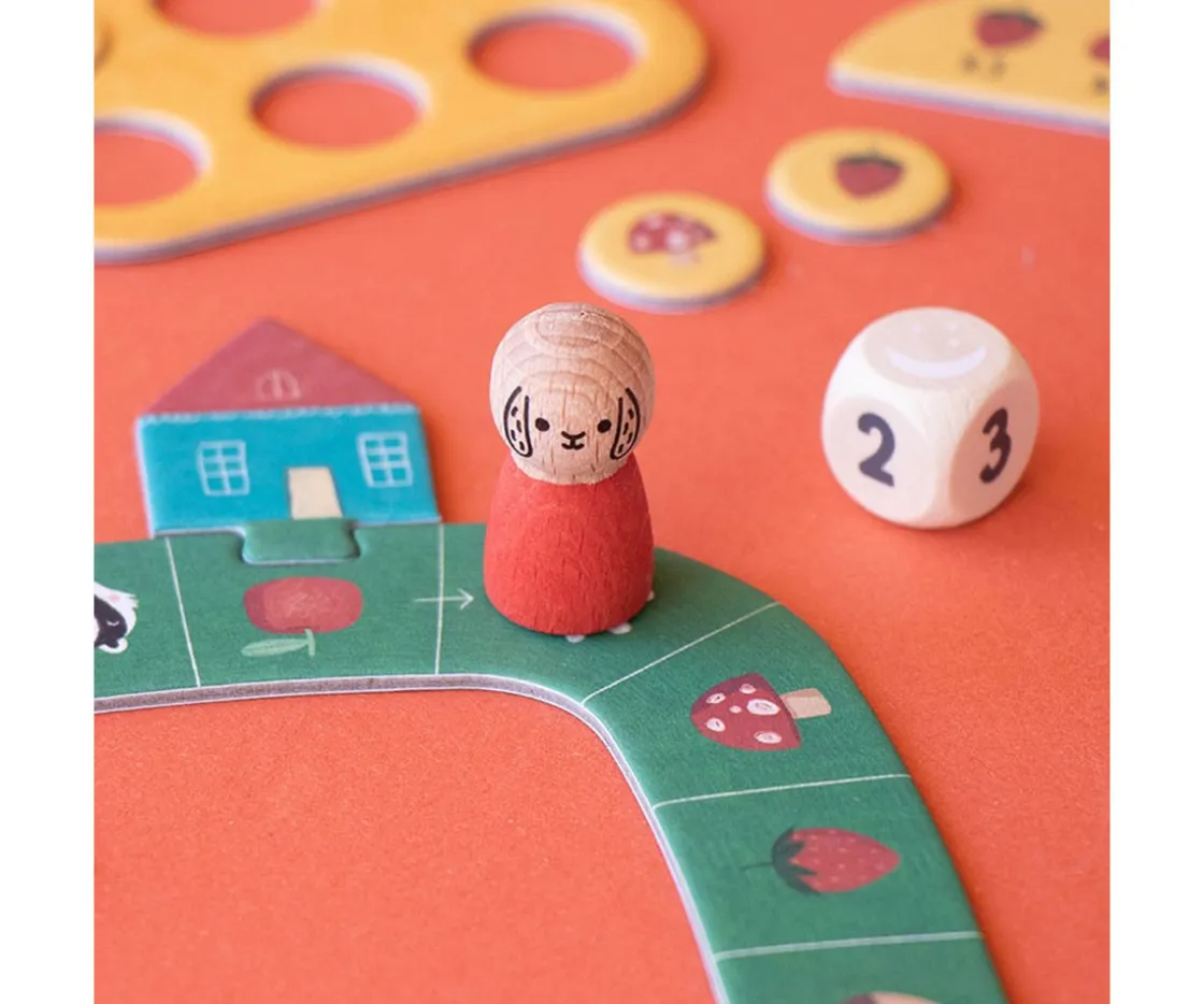 Niños Londji Juego de Mesa Tiny Game Strawberries