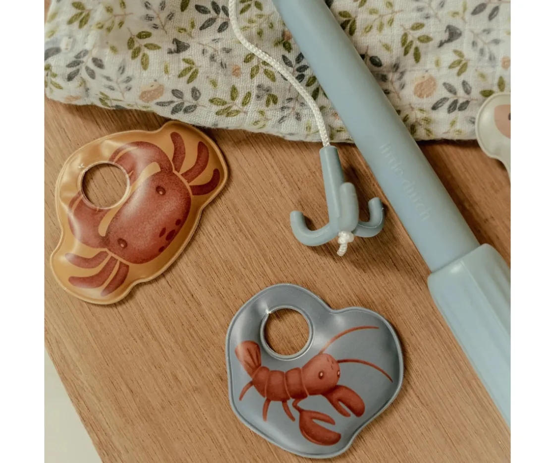 Niños Little Dutch Juego de Pesca Bañera Azul