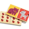 Niños Djeco Juegos Domino Wood