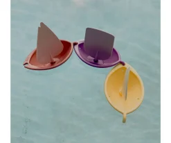 BIBS Juguete de Baño Sail Boats Pink Mix^Niños Juguetes De Baño