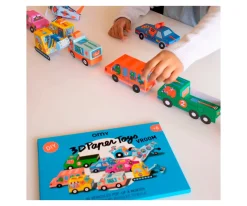 Omy Juguetes de Papel 3D Vroom^Niños Manualidades Para Niños