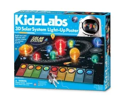Niños 4M Kidzlabs Póster 3D Sistema Solar