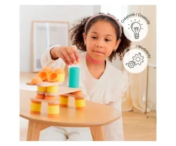 Niños Oppi Kit Construcción Stix 60 Piezas