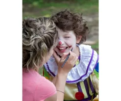 Namaki Kit Maquillaje Facial de Payaso & Arlequín^Niños Pintura De Uñas, Brillos Y Tattoos