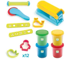 Niños Djeco Kit Pasta Moldear con Accesorios para Principiantes