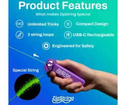 Niños ZipString Lanzador Vivacious Violet