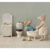 Maileg Lavabo Aparador con Espejo para Ratón Off White^Niños Casa De Muñecas De Madera