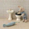 Maileg Lavabo de Baño Ratón Off White^Niños Casa De Muñecas De Madera