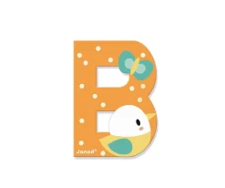 Janod Letra Madera Pure B^ Decoración Pared Infantil