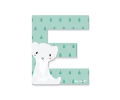 Janod Letra Madera Pure E^ Decoración Pared Infantil