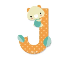 Janod Letra Madera Pure J^ Decoración Pared Infantil