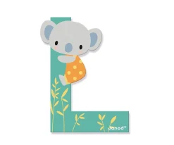 Janod Letra Madera Pure L^ Decoración Pared Infantil