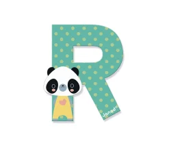 Janod Letra Madera Pure R^ Decoración Pared Infantil