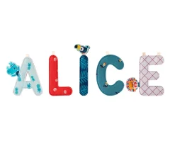 Lilliputiens Letra Tela B^ Decoración Pared Infantil