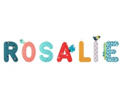 Lilliputiens Letra Tela T^ Decoración Pared Infantil