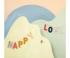 Lilliputiens Letra Tela Reversible Fosforescente H^ Decoración Pared Infantil