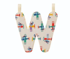 Lilliputiens Letra Tela Reversible Fosforescente W^ Decoración Pared Infantil