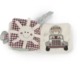 Niños Walking Mum Libro Blandito Actividades León Gala Cerise