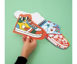 Niños Omy Libro de Pegatinas por Números Sneakers