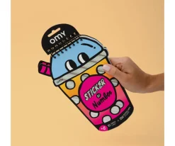 Niños Omy Libro de Pegatinas por Números Bubble Tea