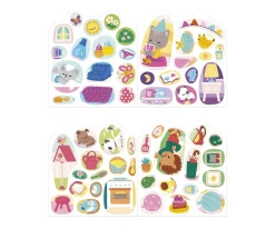 Niños Janod Libro de Pegatinas y Adornos La Maison