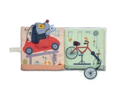 Niños Lilliputiens Libro deTela "El Garaje de Jules"