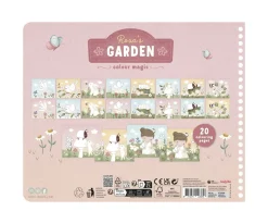 Little Dutch Libro Mágico para Colorear Jardín de Rosa y sus Amigos^Niños Manualidades Para Niños