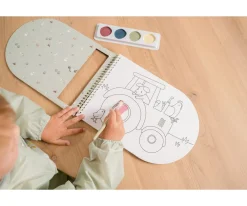 Little Dutch Libro para Colorear con Acuarelas Little Farm^Niños Manualidades Para Niños