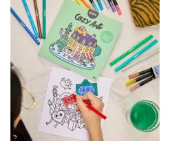 Omy Libro para Colorear Cozy Art Paris^Niños Manualidades Para Niños