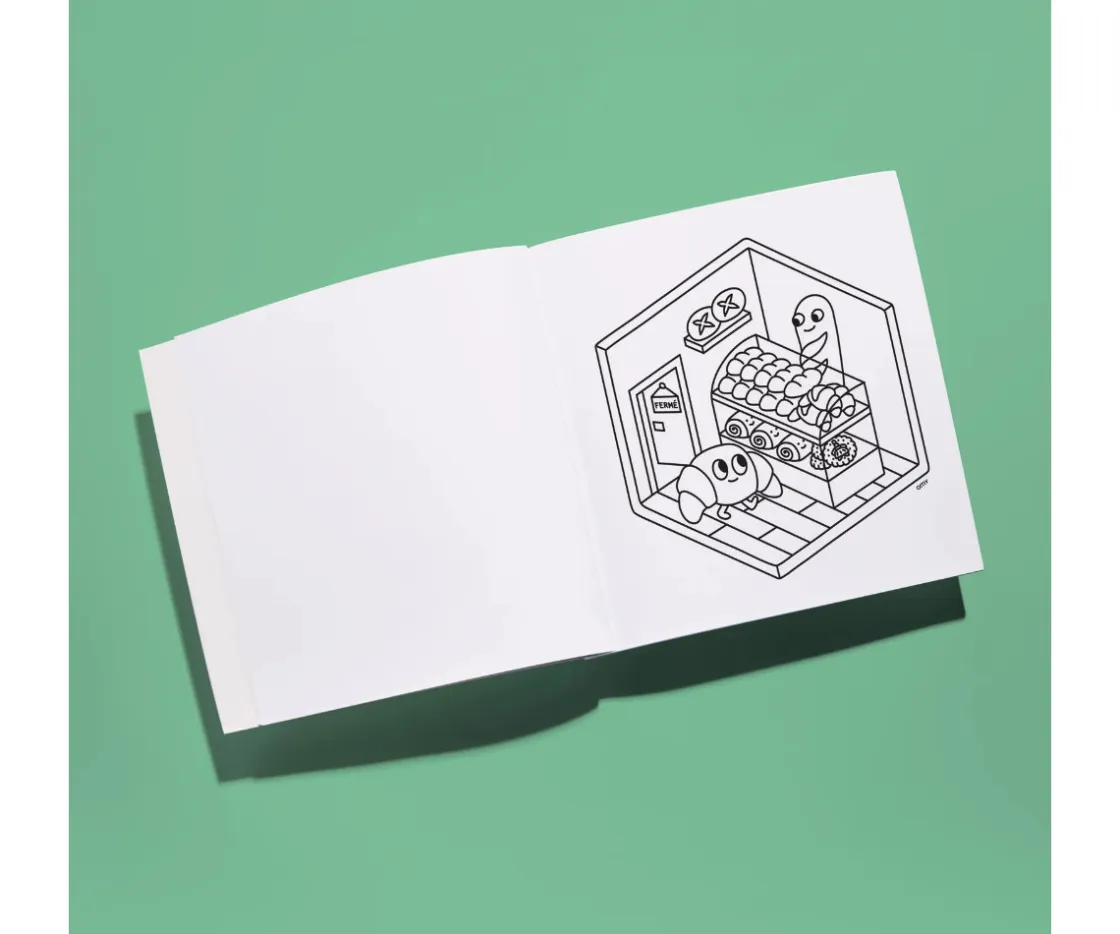 Omy Libro para Colorear Cozy Art Paris^Niños Manualidades Para Niños