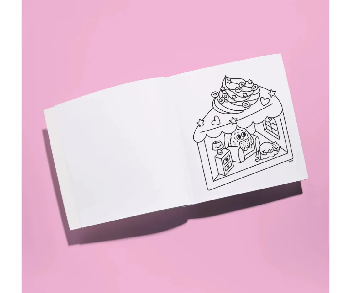 Omy Libro para Colorear Cozy Art Kawai^Niños Manualidades Para Niños