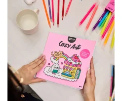 Omy Libro para Colorear Cozy Art Kawai^Niños Manualidades Para Niños
