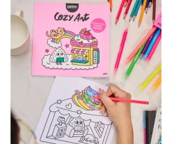 Omy Libro para Colorear Cozy Art Kawai^Niños Manualidades Para Niños