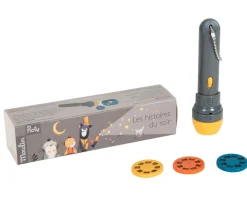 Niños Moulin Roty Linterna Proyector de Historias Moustaches