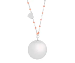 ProudMama Llamador de Ángeles Fine Silver/Pink