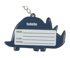Tutete Llavero Silicona Personalizable Dinos World Azul