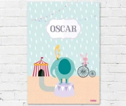 Tutete Lámina Personalizada Circo^ Láminas Personalizadas