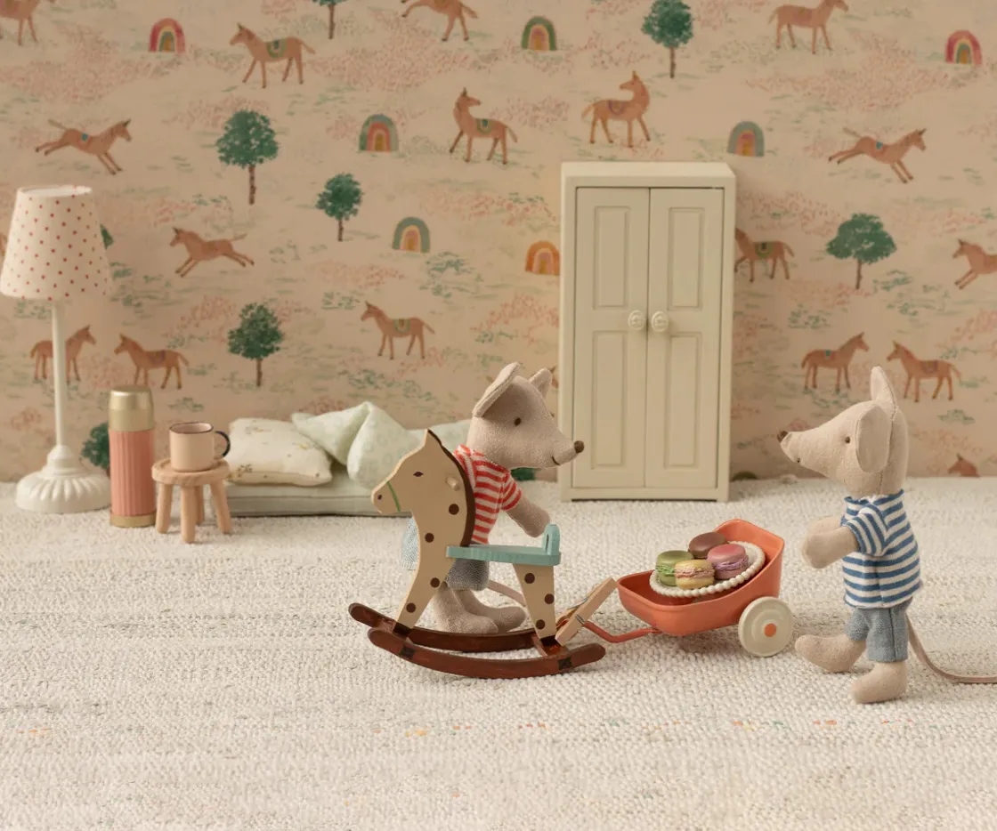 Maileg Lámpara de Pie Vintage Ratón Arena^Niños Casa De Muñecas De Madera