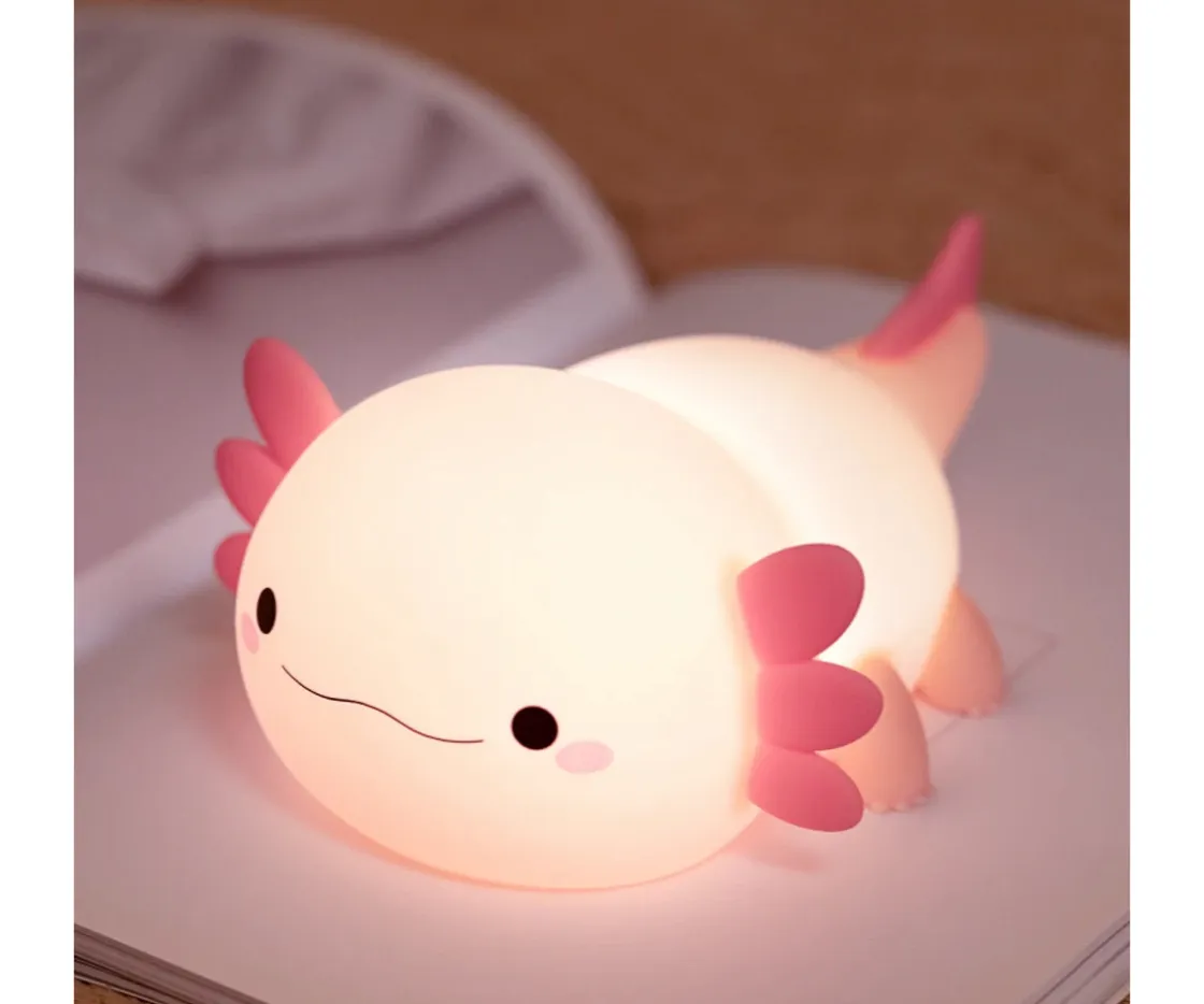 Mary's Luz Noctura LED Ajolote Rosa^ Iluminación