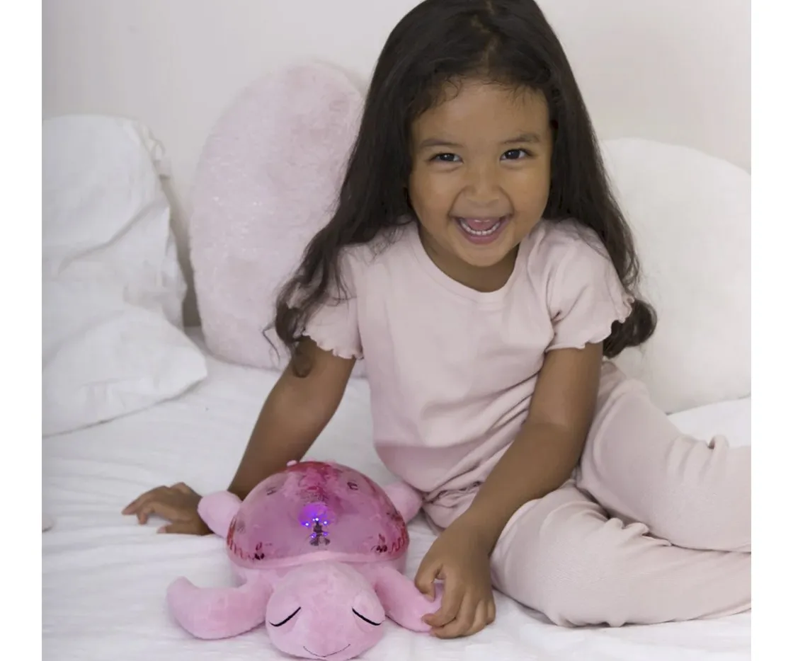 Niños Cloud-b Luz Nocturna Recargable Tranquil Turtle Rosa
