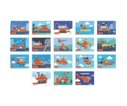 Niños Janod MagnetiBook Bomberos