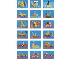 Niños Janod MagnetiBook Vehículos