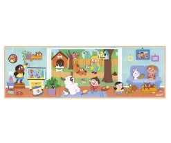 Niños Janod MagnetiStories Los Animales Domésticos