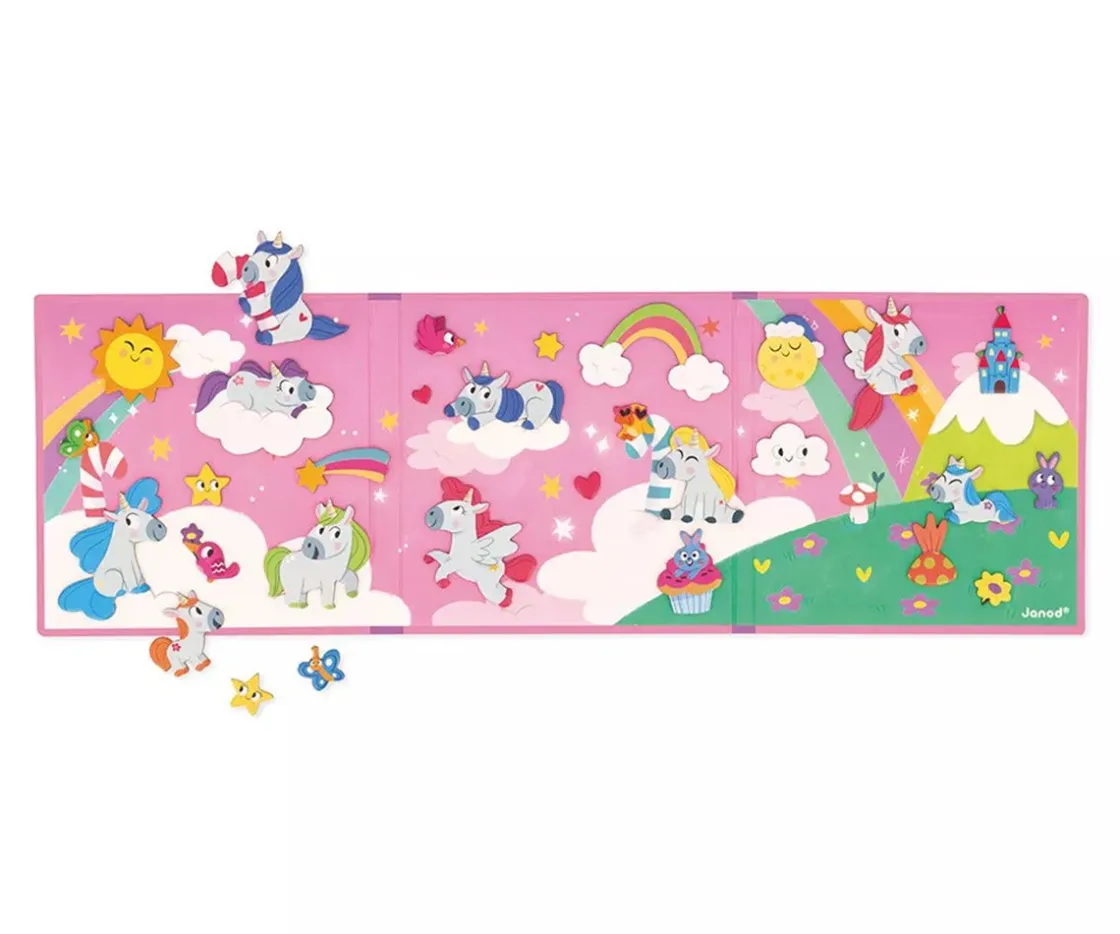 Niños Janod MagnetiStories Los Unicornios
