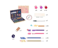 Niños Djeco Maletín de Colores Brillantes