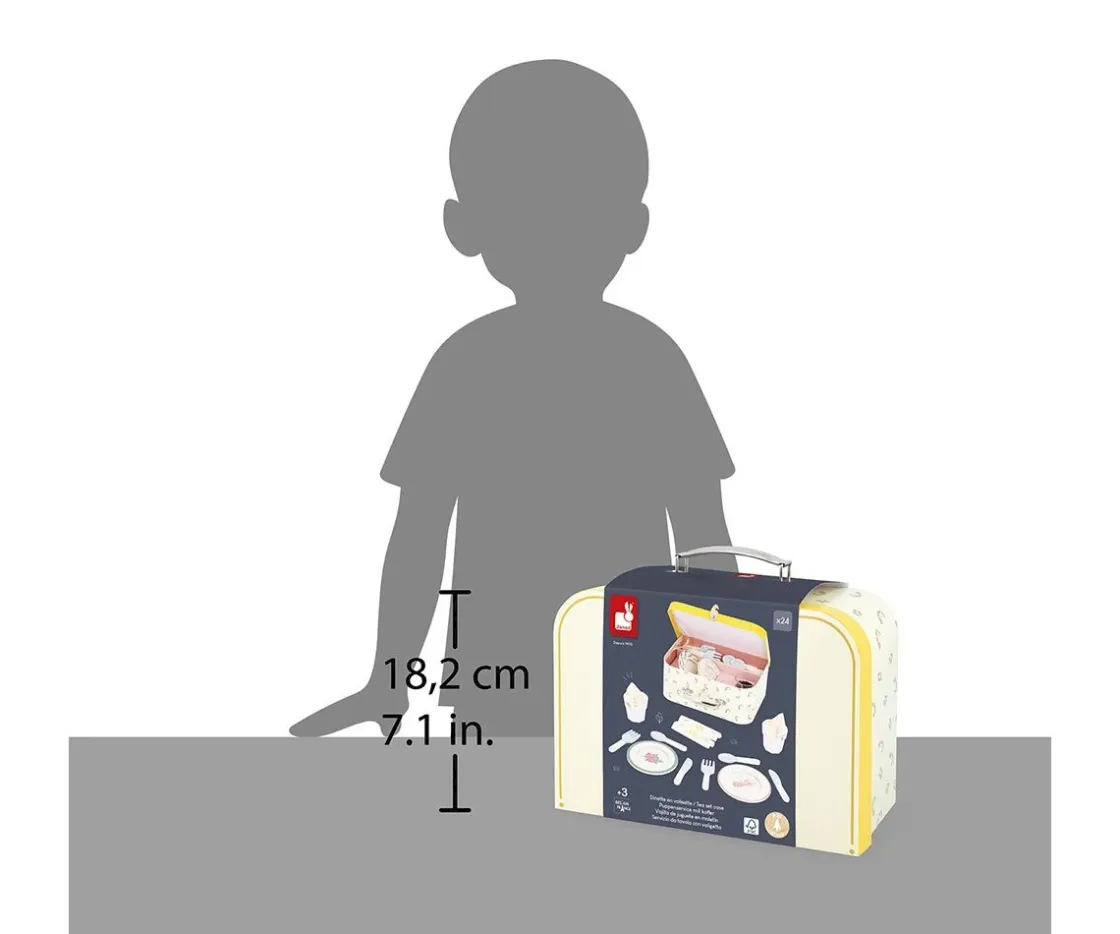 Niños Janod Maletín de Vajilla Abuelita Alegre