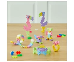 Niños Plus Plus Maletín Metálico Violeta Pastel 600 Piezas