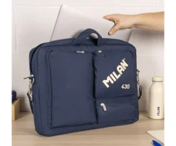 Milan Maletín Portátil Escolar Colección 430 Since 1918 Azul Marino^ Mochilas Escolares